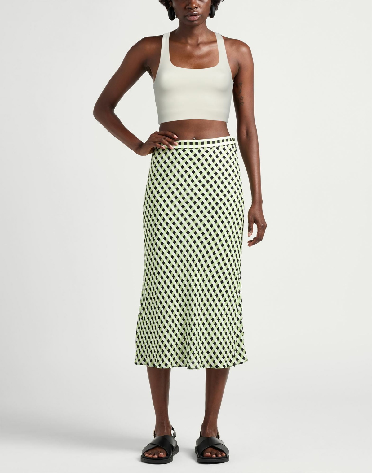 Girlfriend Collective Womens Top Ivory