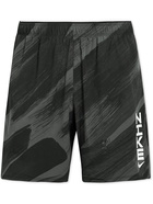 Nike Training - Sport Clash Wide-Leg Printed Dri-FIT Shorts - Gray