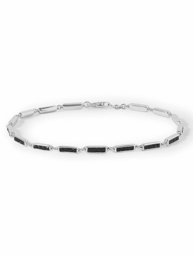 Photo: Miansai - Totem Silver Onyx Bracelet - Silver