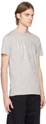Moschino Gray Printed T-Shirt