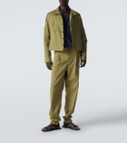 Kiko Kostadinov Egreta striped cotton-blend tapered pants