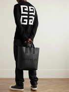 Givenchy - G-Essentials Logo-Print Leather-Trimmed Coated-Canvas Tote Bag