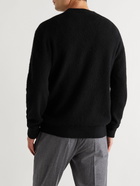 Massimo Alba - Textured-Cashmere Sweater - Black