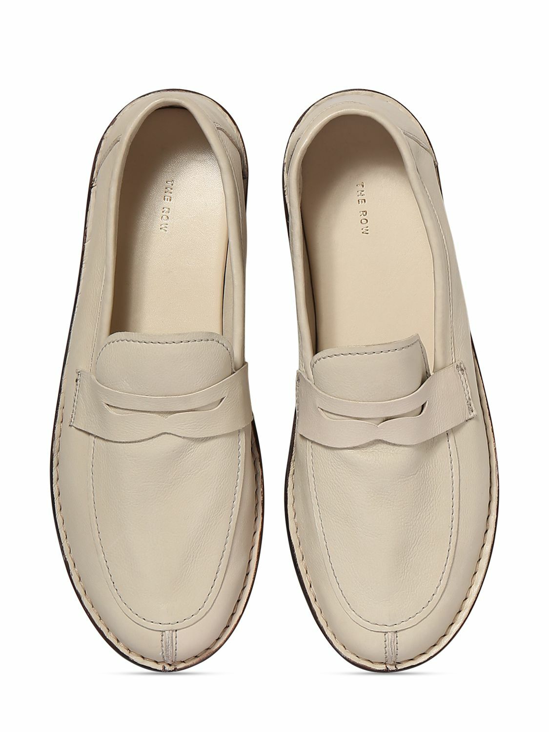 THE ROW Cary Leather Loafers The Row THE ROW Cary Leather Loafers The Row