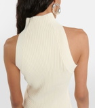 Dion Lee Ribbed-knit cutout top