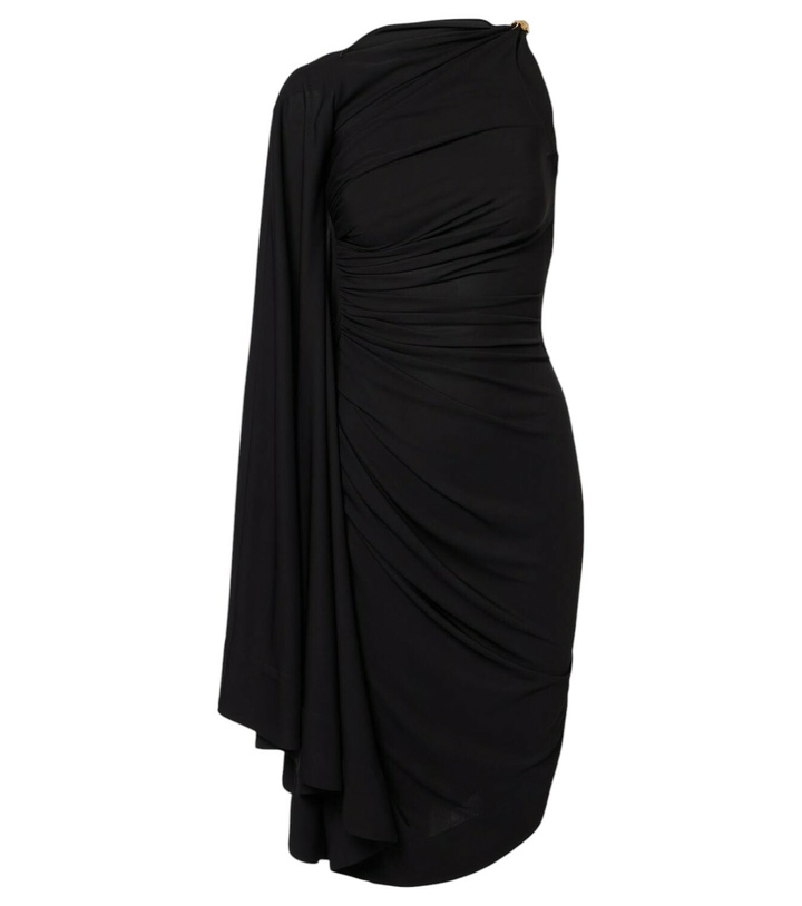 Photo: Bottega Veneta Embellished draped jersey midi dress