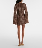 Oséree Lumière polka-dot minidress