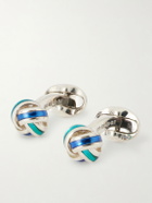 Deakin & Francis - Enamel Sterling Silver Cufflinks