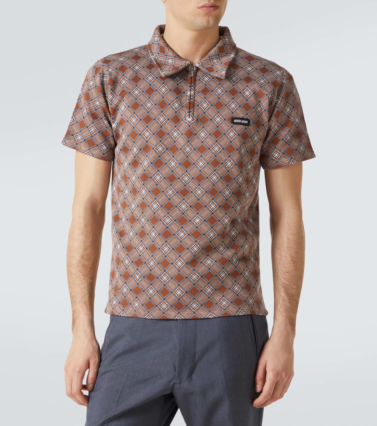 Miu Miu Silk polo shirt