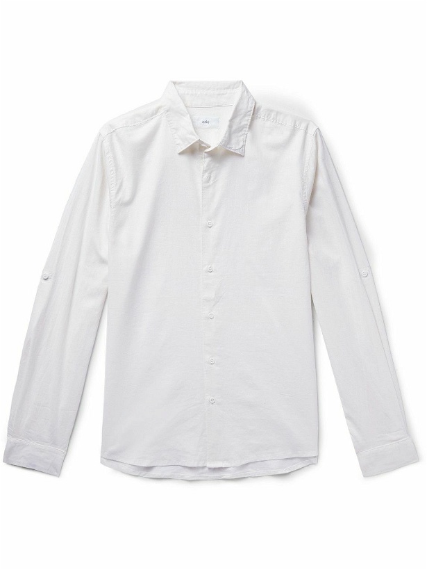 Photo: Onia - Slim-Fit Linen-Blend Shirt - White