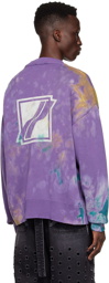 We11done Purple Cotton Sweater