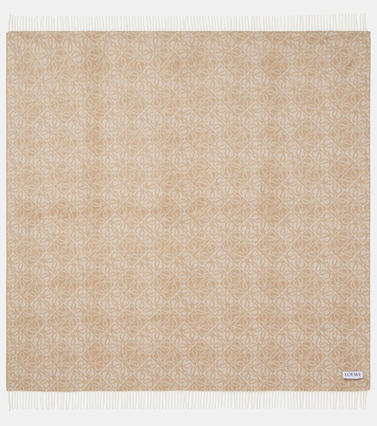 Loewe Anagram wool and cashmere scarf