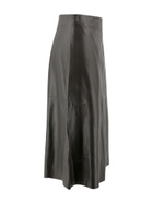 ARMA Lambskin Midi Skirt