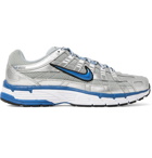Nike - P-6000 Leather-Trimmed Mesh Sneakers - Silver