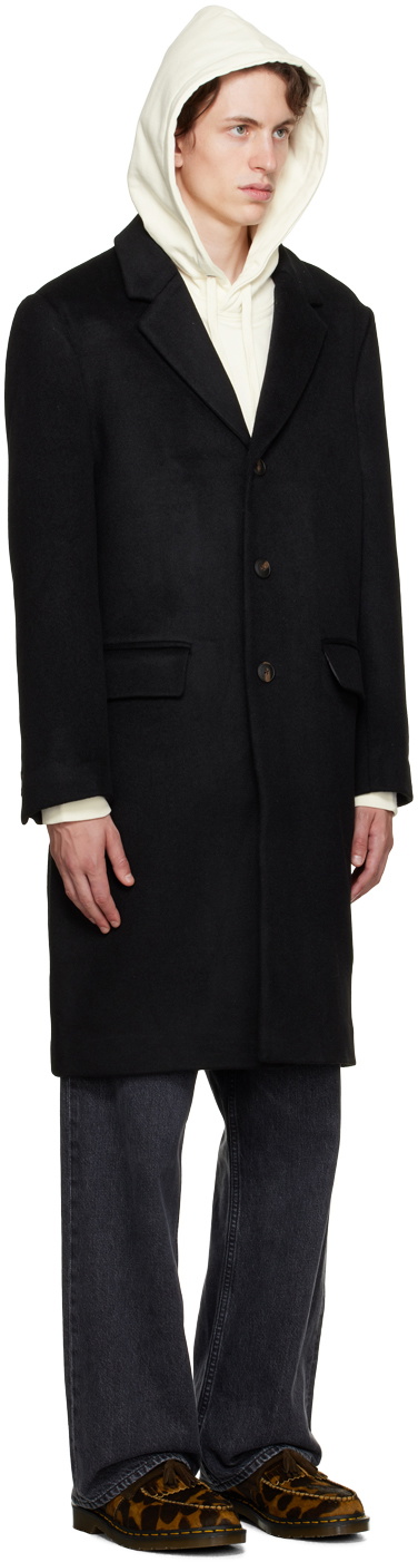 Saturdays NYC Black Morgan Coat