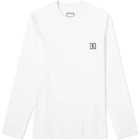 Wooyoungmi Men's Long Sleeve Back Logo T-Shirt in White