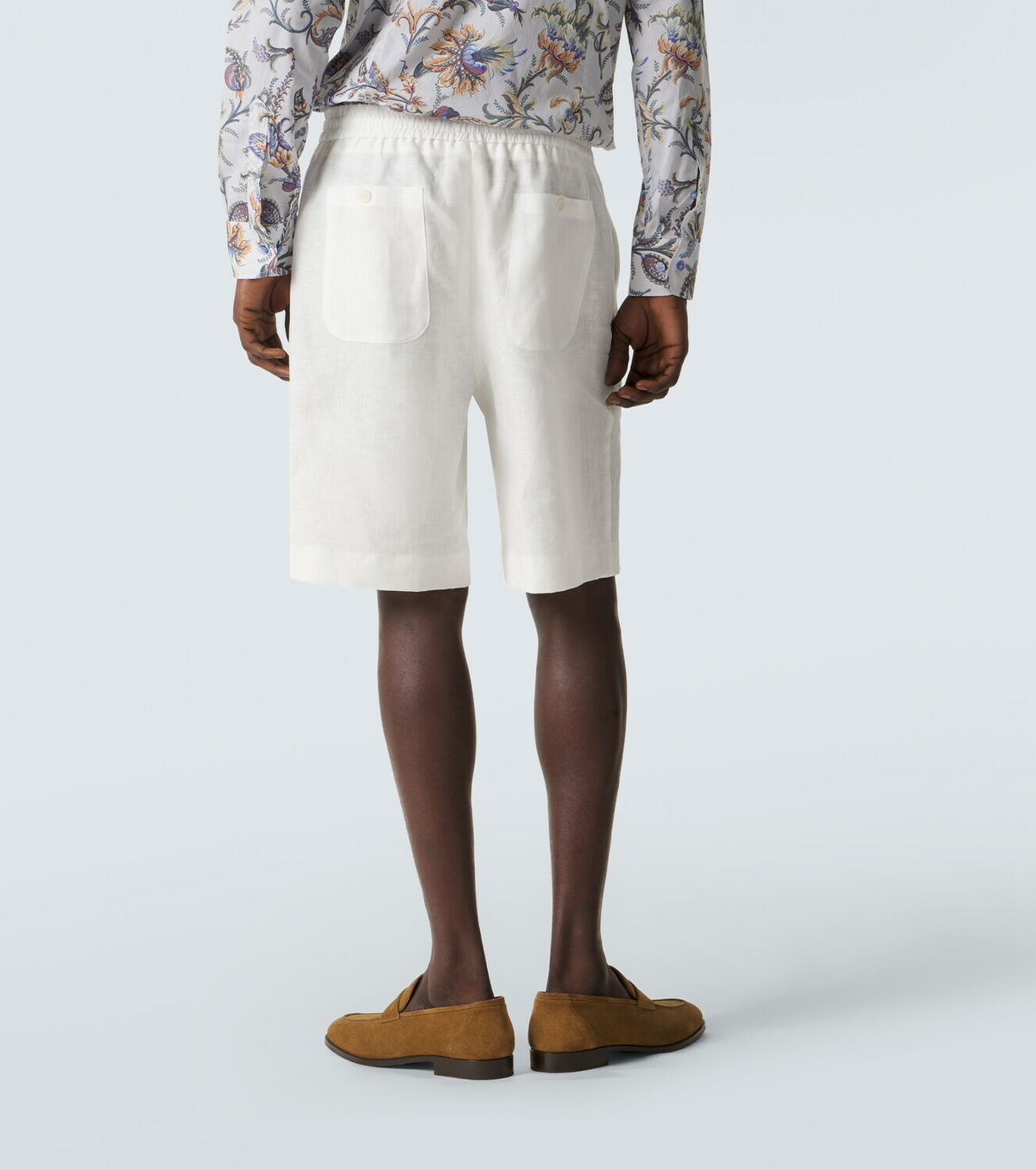 Etro Linen Bermuda shorts