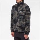 Columbia Men's Winter Pass Print Full Zip Fleece in Black Mod Camo