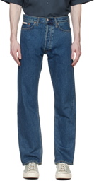 Calvin Klein Indigo Straight-Fit Jeans