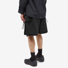 GOOPiMADE x Acrypsis Duet R-Shield Strap Shorts in Black