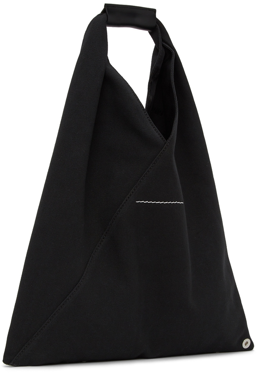 MM6 Maison Margiela Black Small Triangle Tote