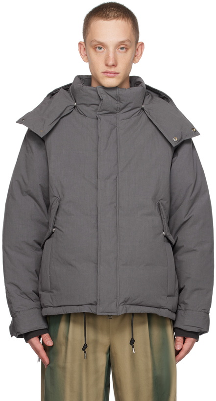 Photo: meanswhile Gray IHNN Edition Crisp Down Jacket