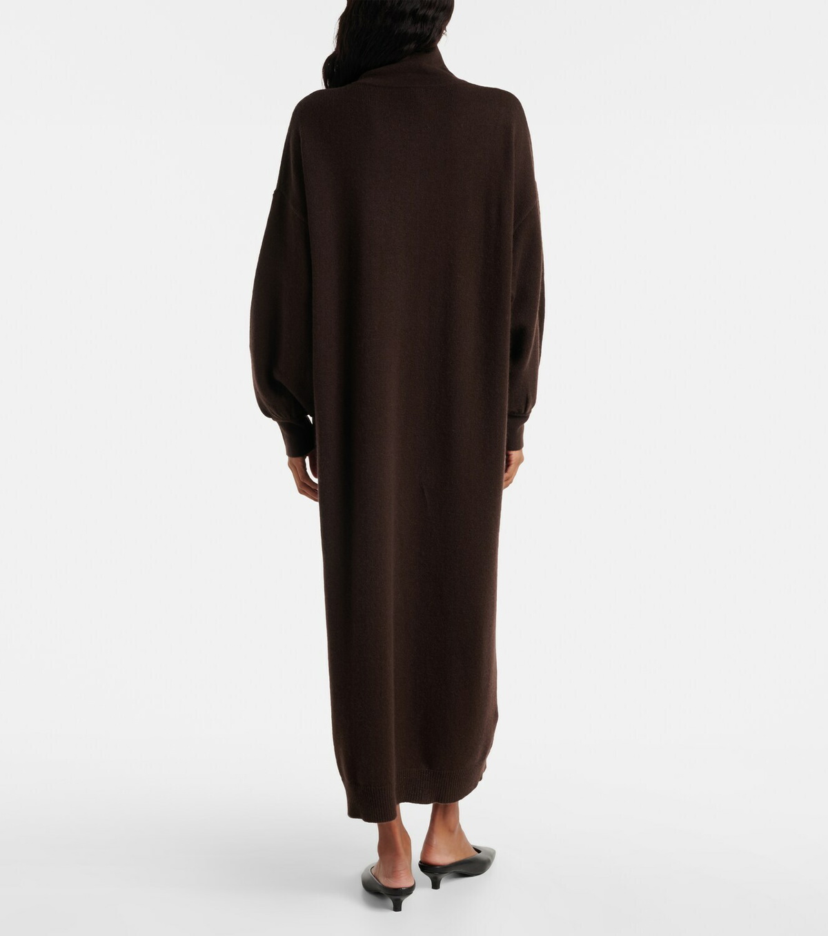 Jardin des Orangers Turtleneck wool and cashmere sweater dress