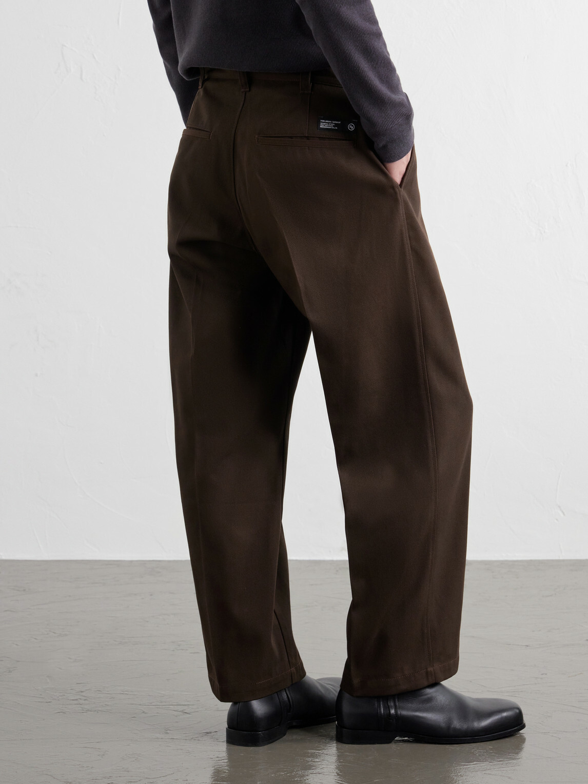 Neighborhood - Wide-Leg Twill Trousers - Brown