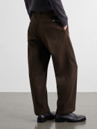 Neighborhood - Wide-Leg Twill Trousers - Brown
