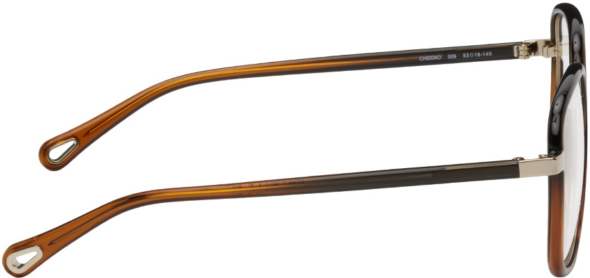 Chloé Black & Brown Square Glasses