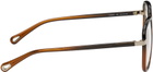 Chloé Black & Brown Square Glasses