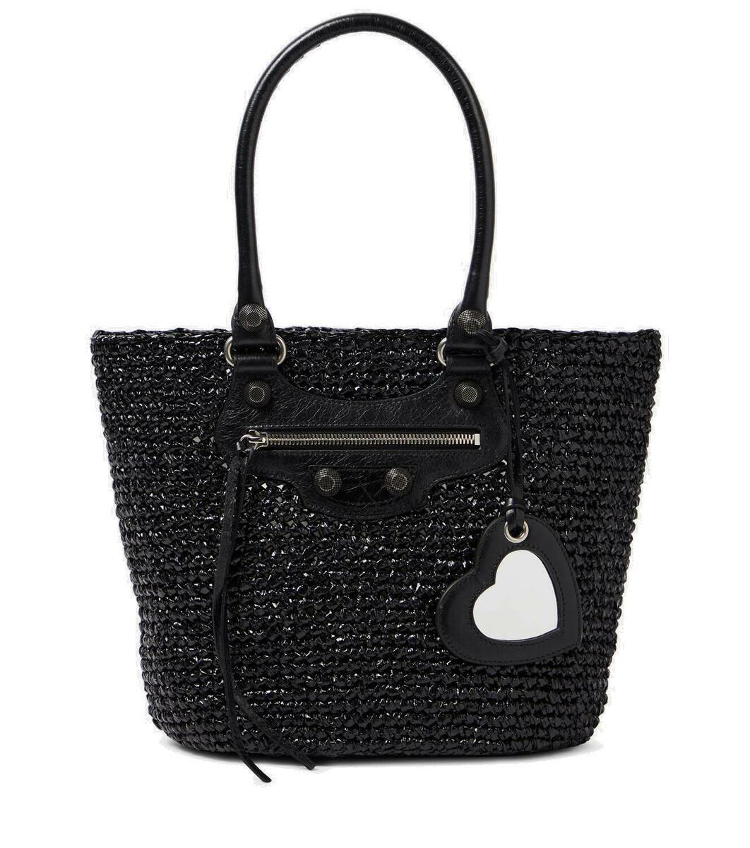 【関税＆送料込み】Balenciaga Le Cagole Panier M Shoulder B Le Cagole Panier M Shoulder Bag - Balenciaga - Nylon - Black