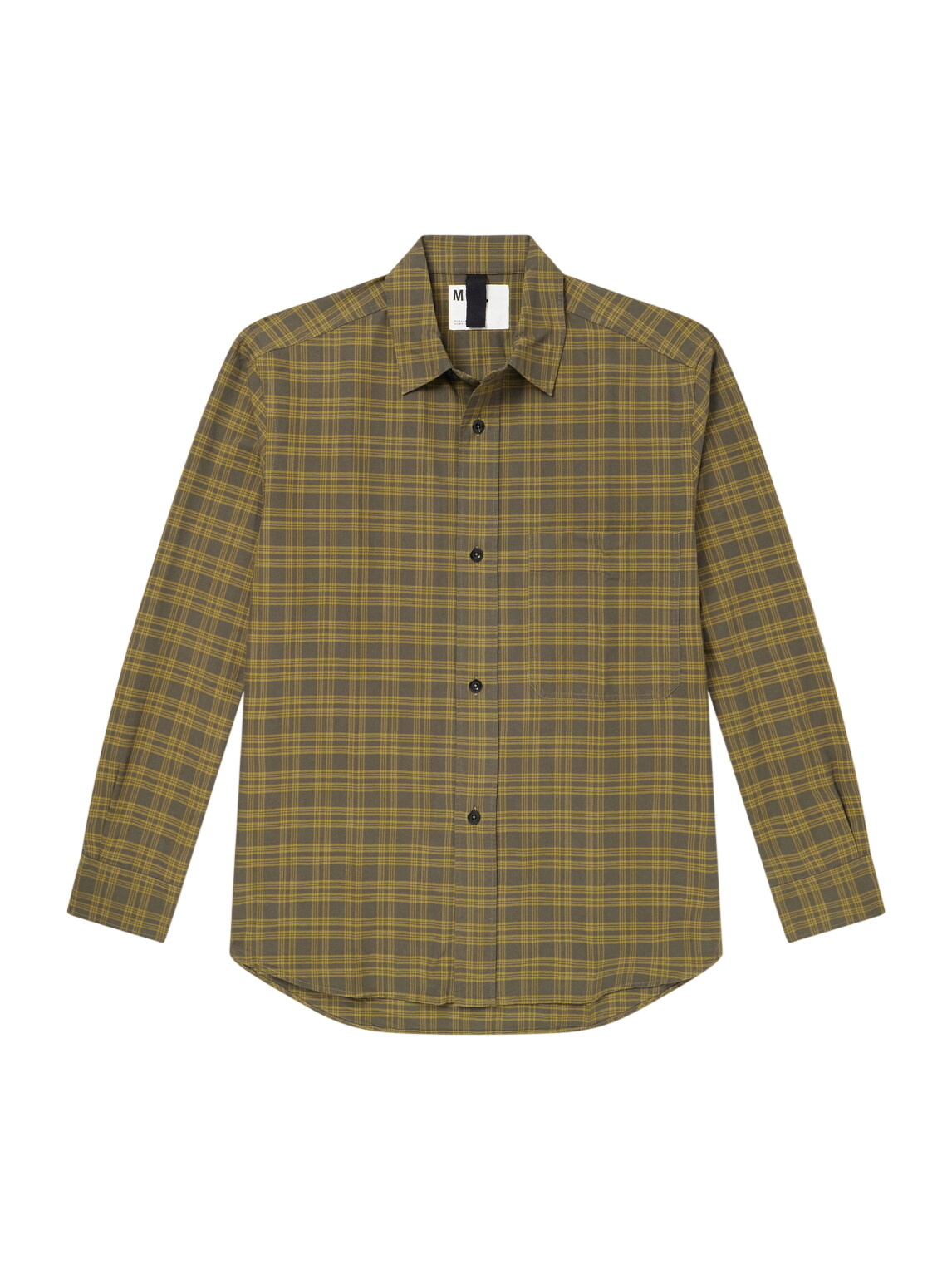 Margaret Howell - The Basic Checked Cotton-Poplin Shirt - Green