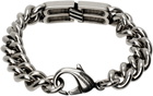 Balenciaga Silver BB Icon Bracelet