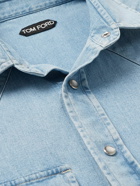 TOM FORD - Denim Shirt - Blue