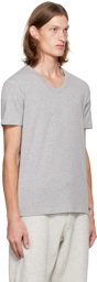 TOM FORD Gray V-Neck T-Shirt