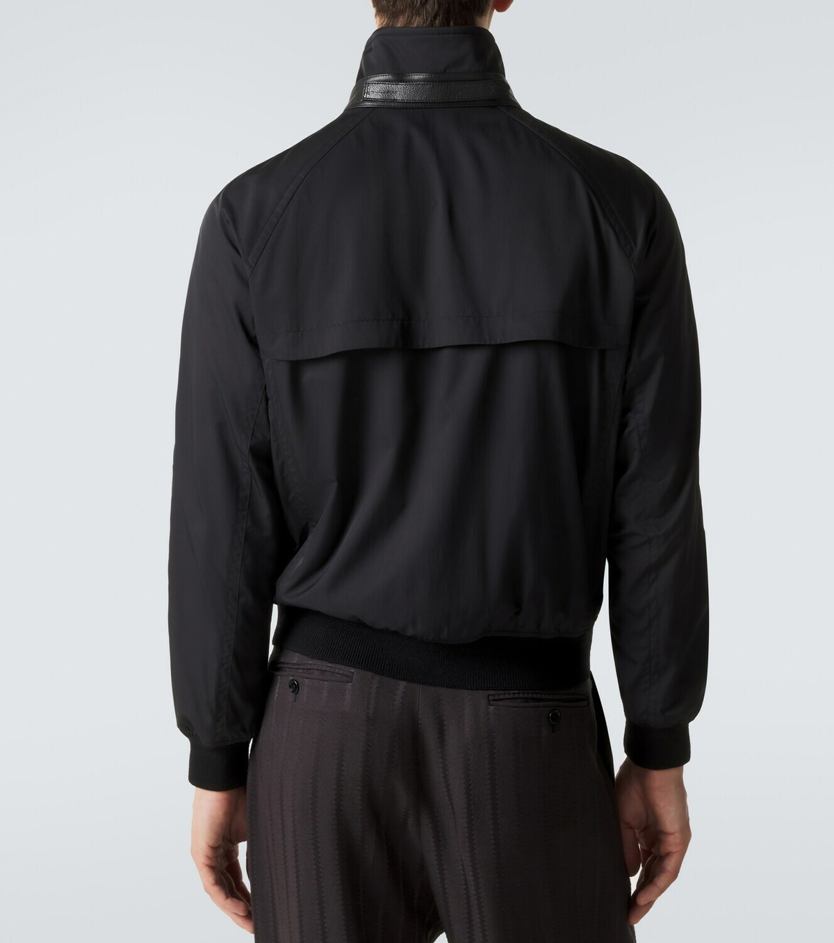 Tom Ford Leather-trimmed jacket