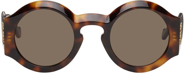 Photo: Loewe Tortoiseshell Curved Sunglasses