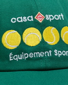 Casablanca Casa Sport Tennis Balls Embroidered Cap Green - Mens - Caps