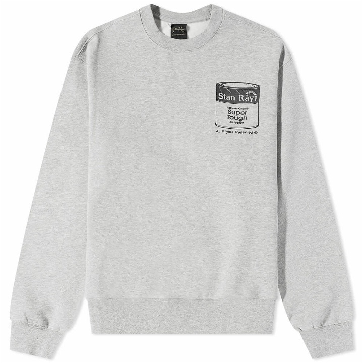 Photo: Stan Ray Men's Tools of the Trade Crew Sweat in Grey Heather