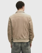 Schott NYC LC Aviator S Jacket Beige Mens Bomber Jacket