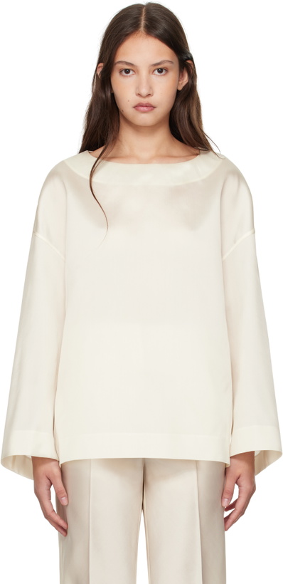Photo: GIA STUDIOS Off-White Claire Blouse