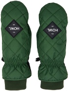 HOWL Green Jed Mittens