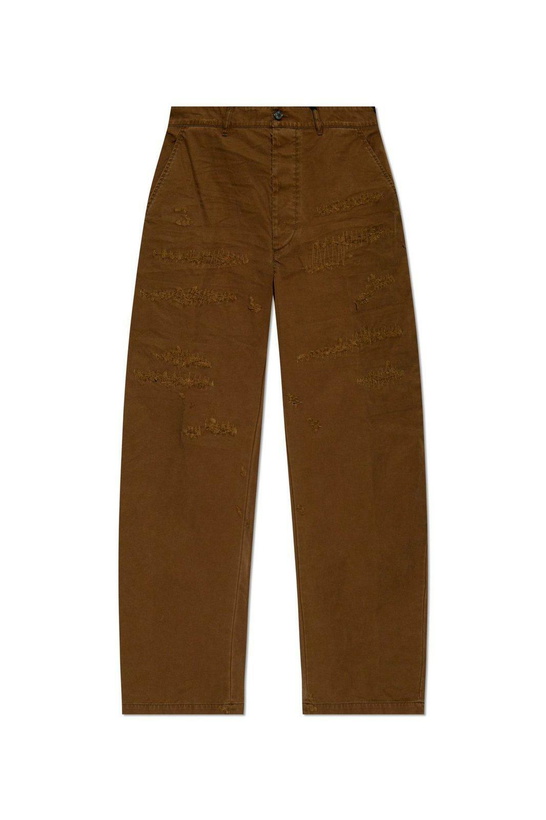 Photo: Dsquared2 Distressed Straight-leg Pants