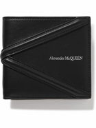 Alexander McQueen - Logo-Print Leather Billfold Wallet - Black
