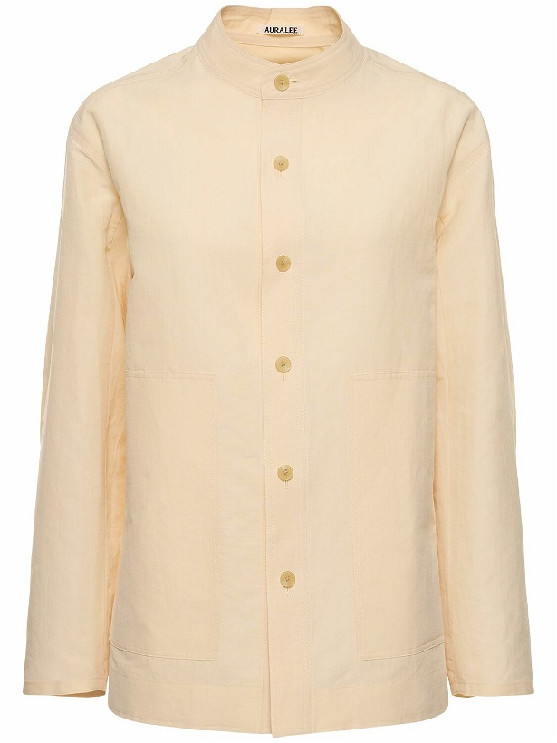 Photo: AURALEE Linen & Cotton Long Sleeve Shirt