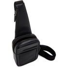 Ermenegildo Zegna Black Leather Insta Pouch