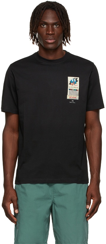 Photo: PS by Paul Smith Black Matchbook T-Shirt