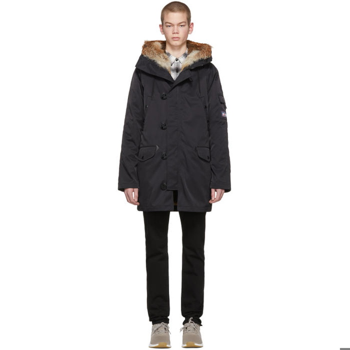 Photo: Opening Ceremony Reversible Black Limited Edition Fur-Lined Parka