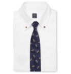 Beams F - White Slim-Fit Button-Down Collar Cotton Shirt - Men - White